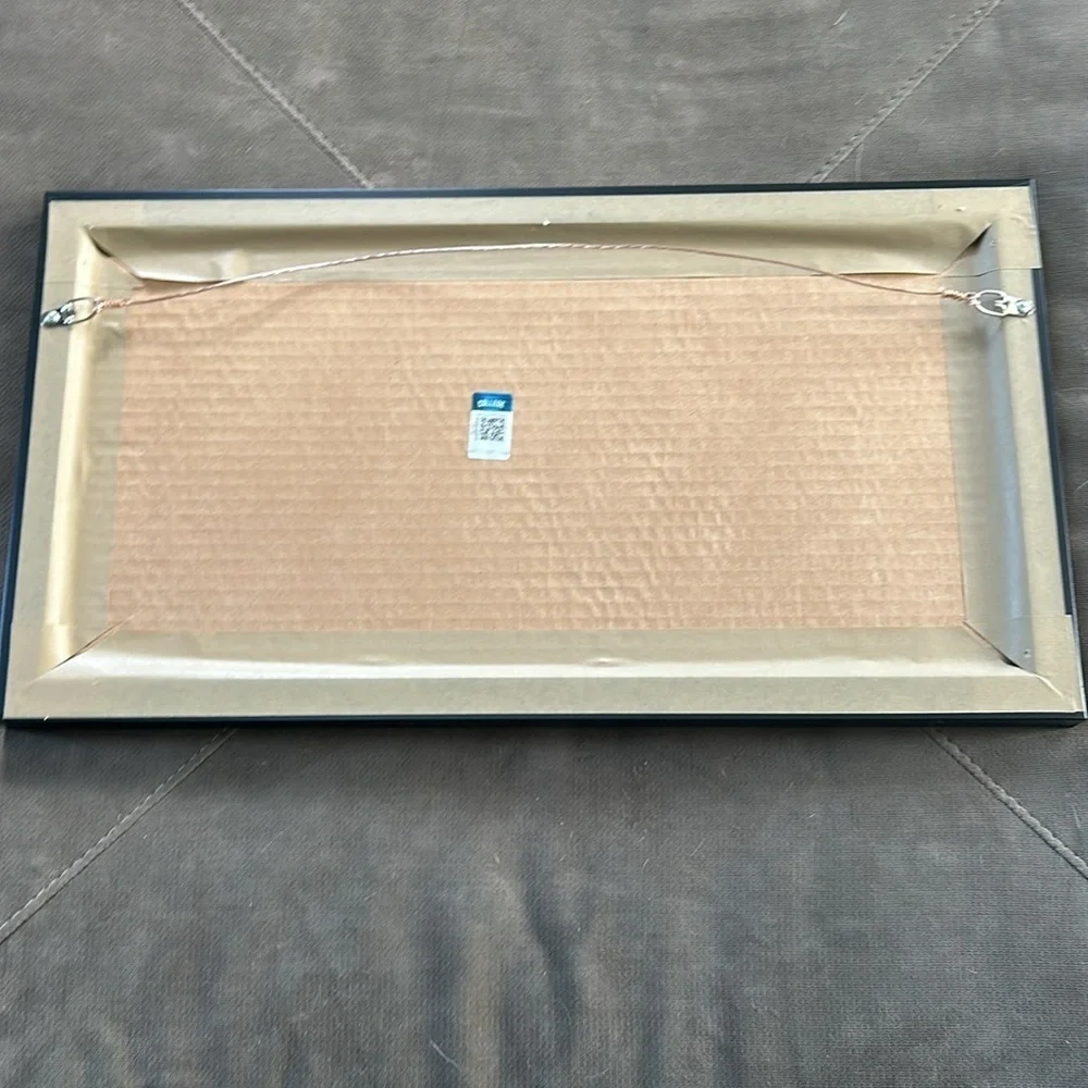 Notre Dame fighting Irish frame 10” x 20” Fan Cave College Fanatics gold black